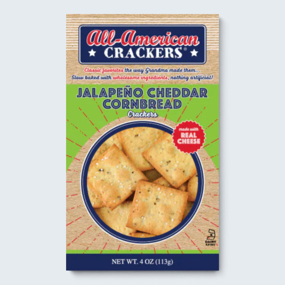 All American Crackers Jalapeño Cheddar Cornbread (5oz)