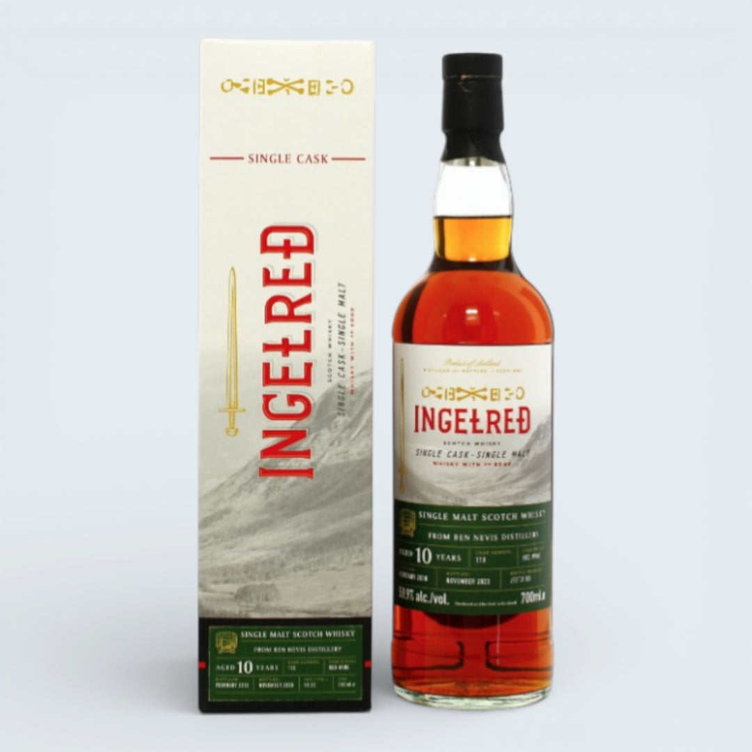 Ingelred Ben Nevis 10 Year Red Wine Cask #118 Scotch Whisky (750ml)