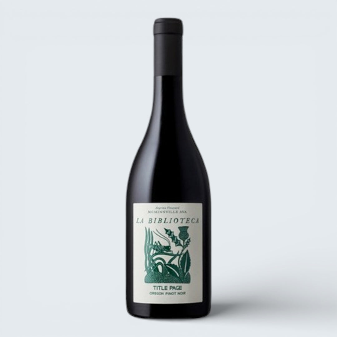 La Biblioteca Title Page Pinot Noir Willamette Valley 2023 (750ml)