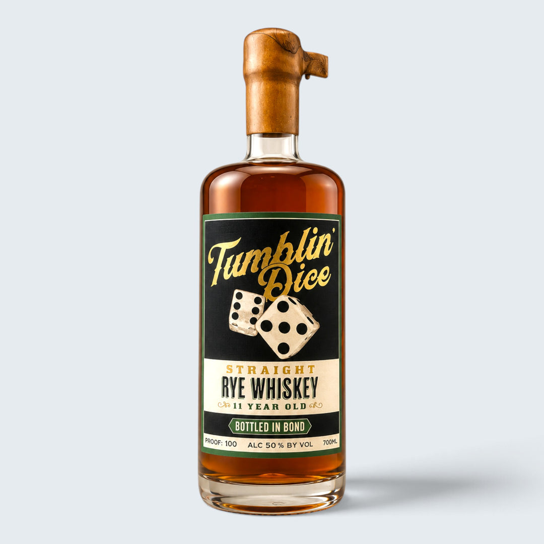Proof and Wood Tumblin' Dice 11 Year Bottled in Bond Rye Whiskey (700ml)