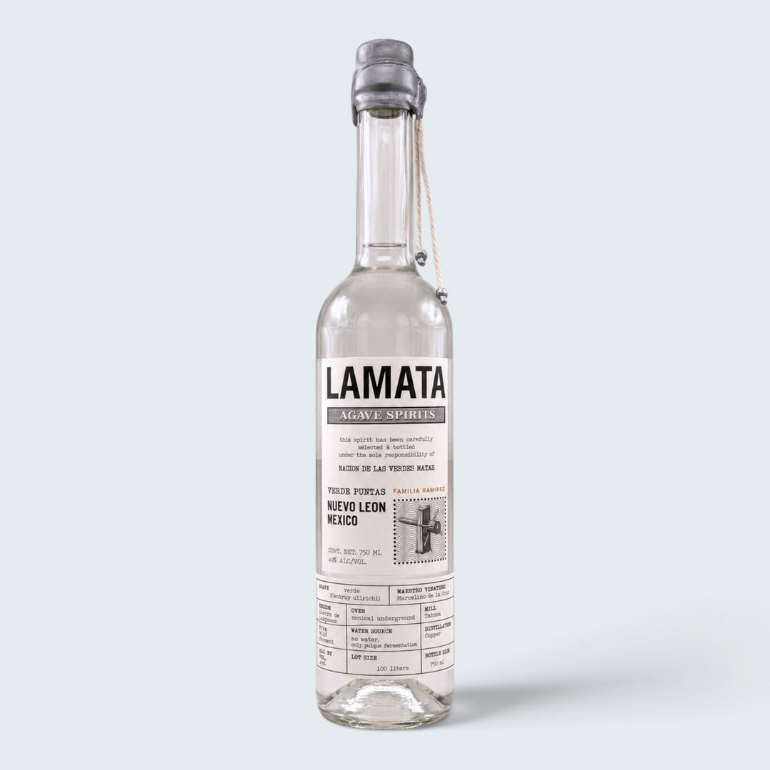 Lamata Destilado de Agave Verde Puntas Nuevo Leon (750ml)