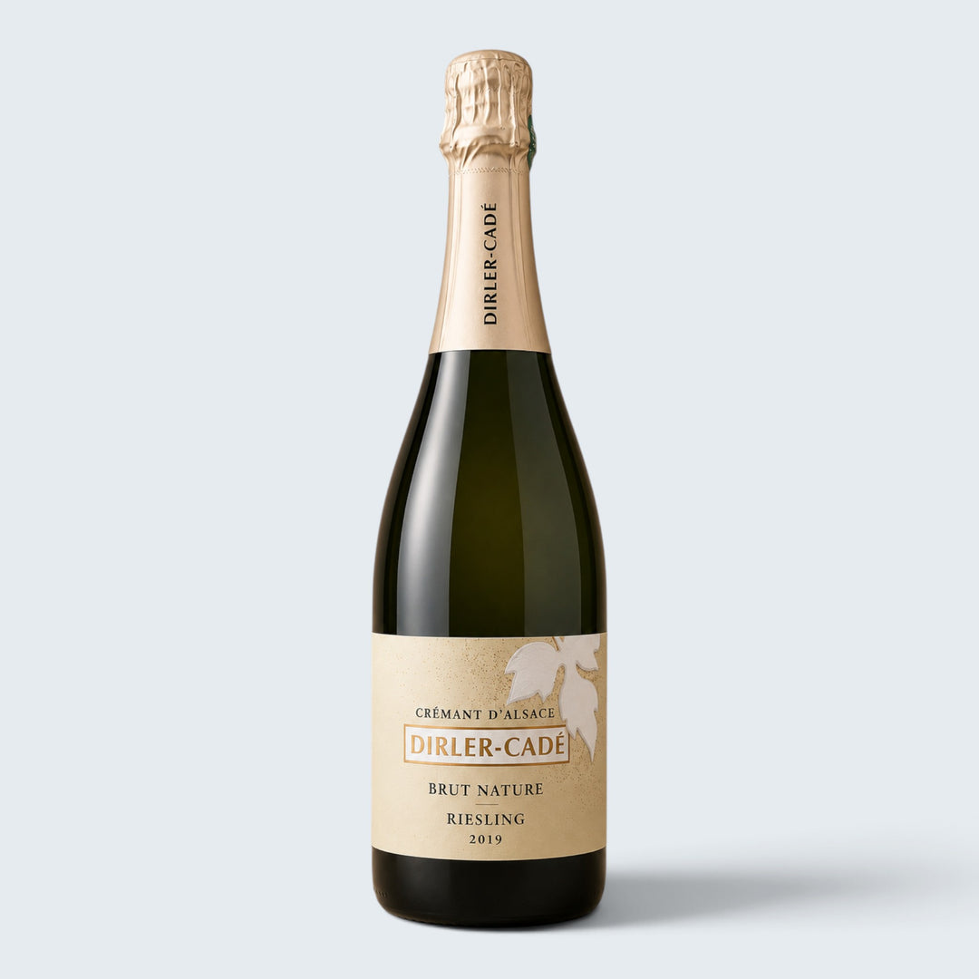 Dirler-Cade Riesling Brut Nature Cremant d'Alsace 2019 (750ml)