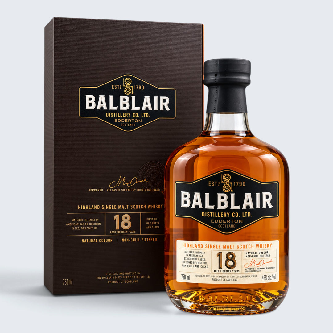 Balblair Highland 18 Year Single Malt Scotch Whisky (750ml)