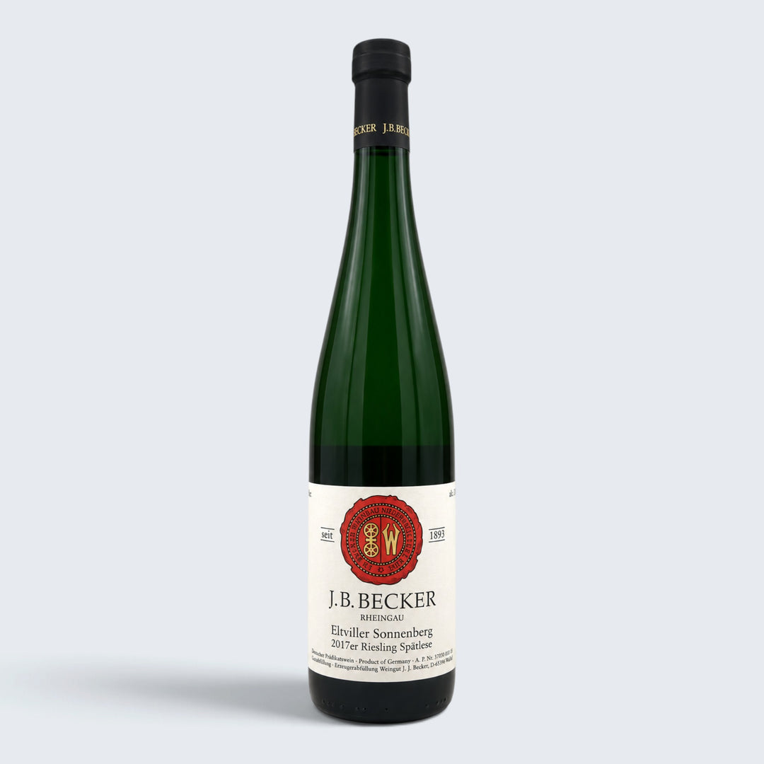 J.B. Becker Riesling Rheingau Eltviller Sonnenberg Spatlese 2017 (750ml)