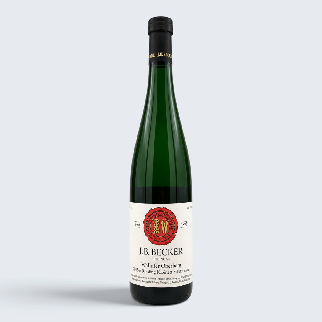 J.B. Becker Riesling Rheingau Wallufer Oberberg Kabinett Halbtrocken 2015 (750ml)