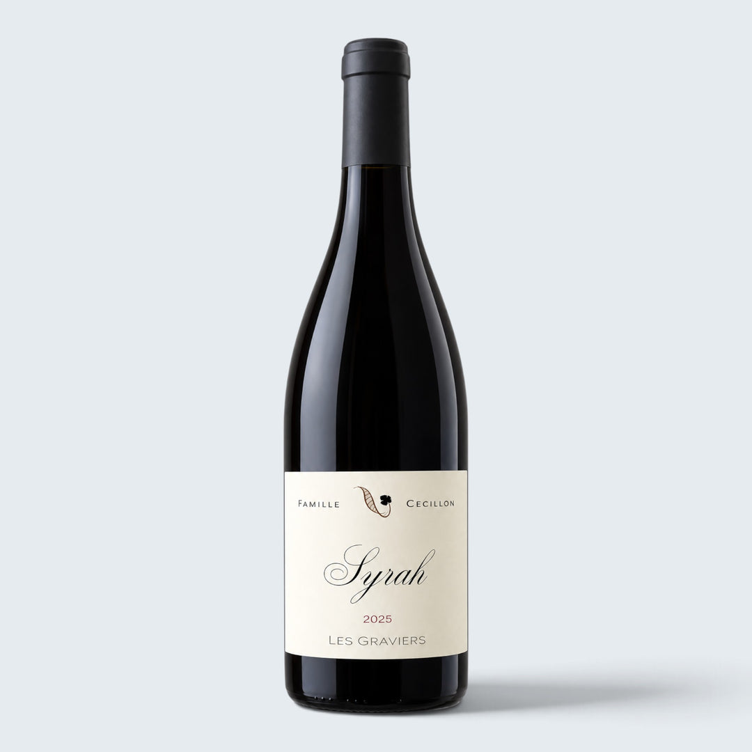 Julien Cecillon Les Graviers Syrah Collines Rhodaniennes IGP 2025 (750ml)