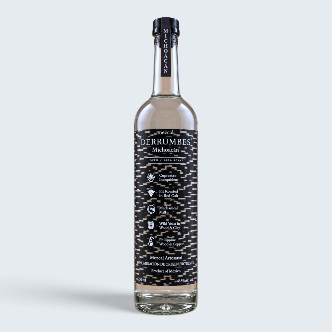 Derrumbes Mezcal Artesanal Michoacan Chino Alto (750ml)