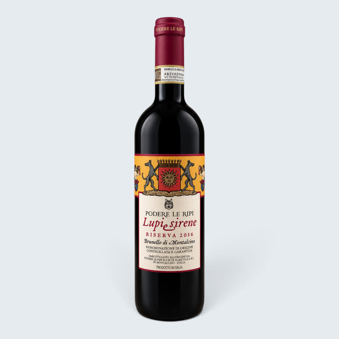 Podere Le Ripi Lupi e Sirene Brunello di Montalcino Riserva 2016 (750ml)