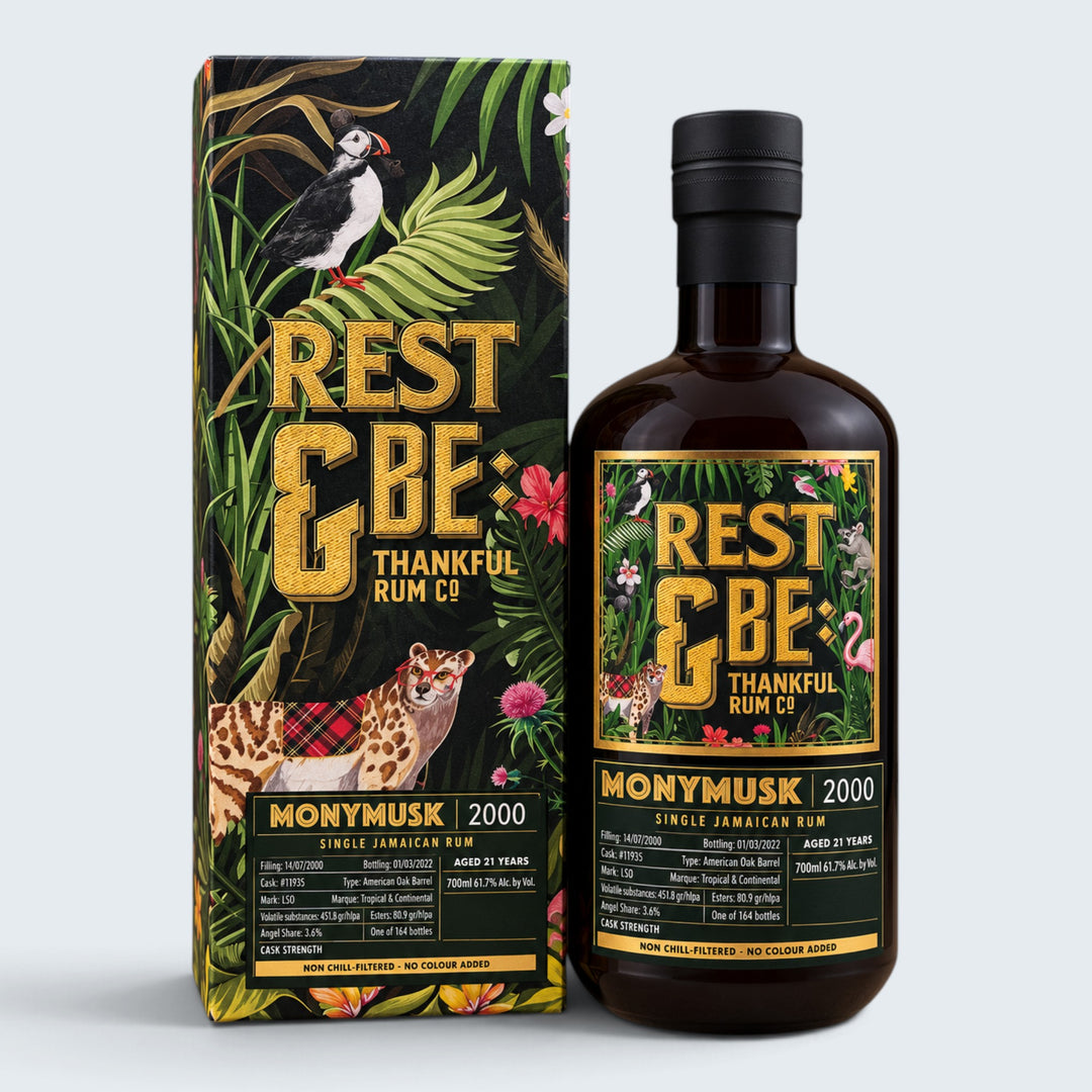 Rest & Be Thankful Monymusk 21 Year Single Cask Rum (750ml)