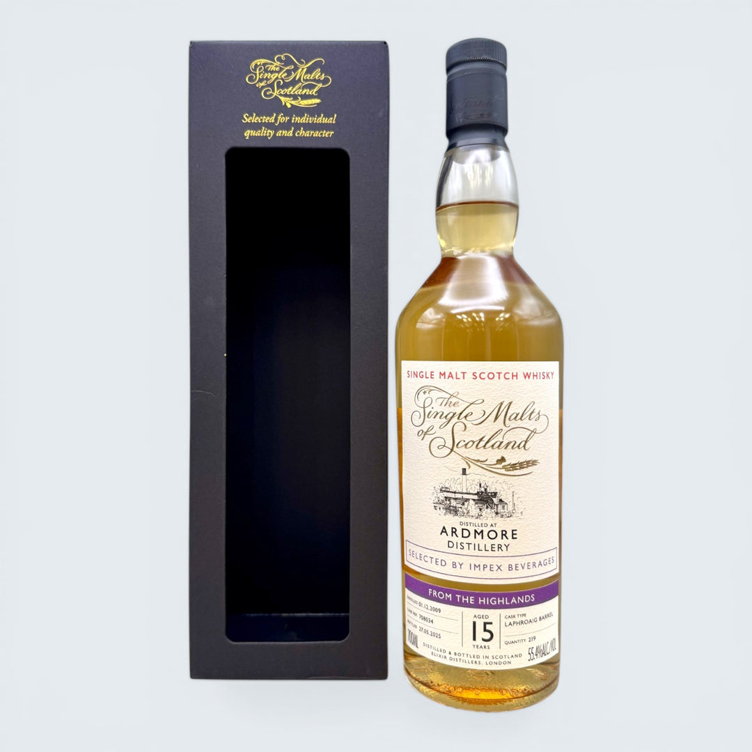 The Single Malts of Scotland Ardmore 15 Year Single Cask Scotch Whisky (700ml)