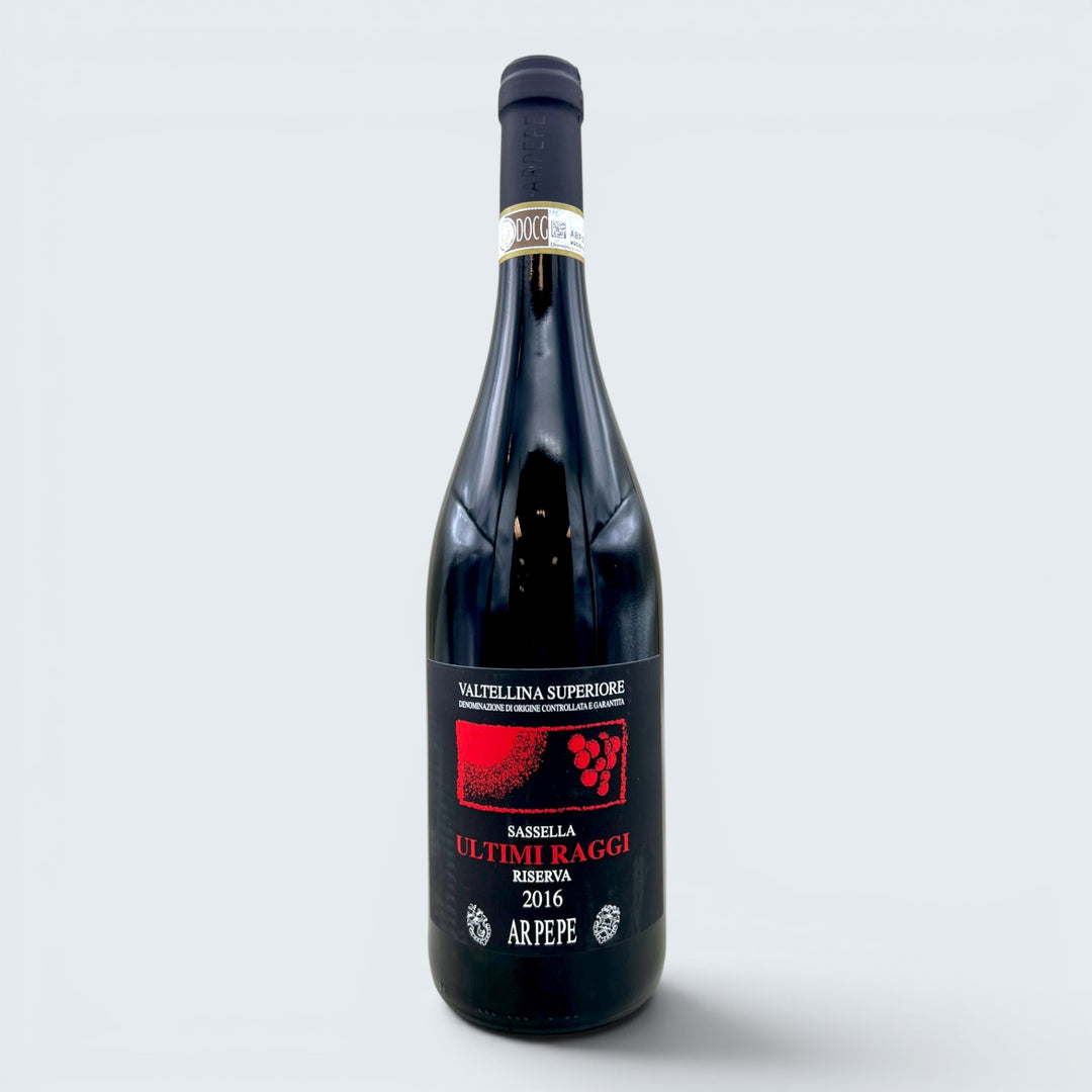 Arpepe Ultimi Raggi Sassella Riserva Valtellina Superiore 2016 (750ml)