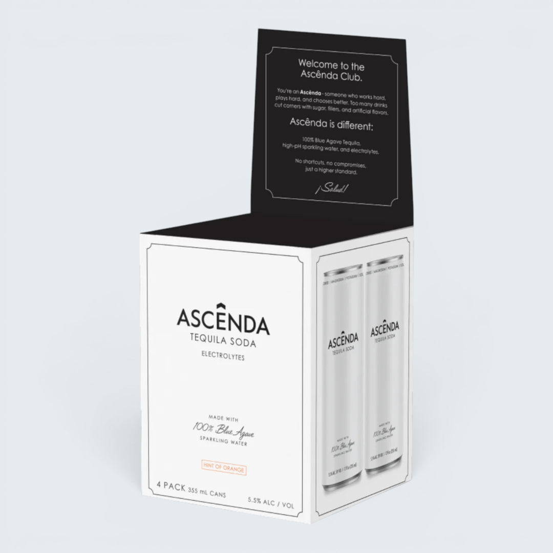 Ascenda Tequila Soda (12oz) 4pk Cans