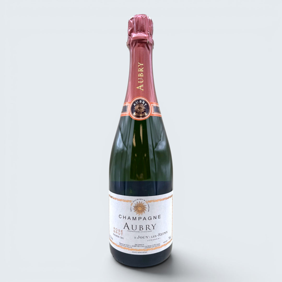 Champagne Aubry Rose 1er Cru Brut NV (750ml)