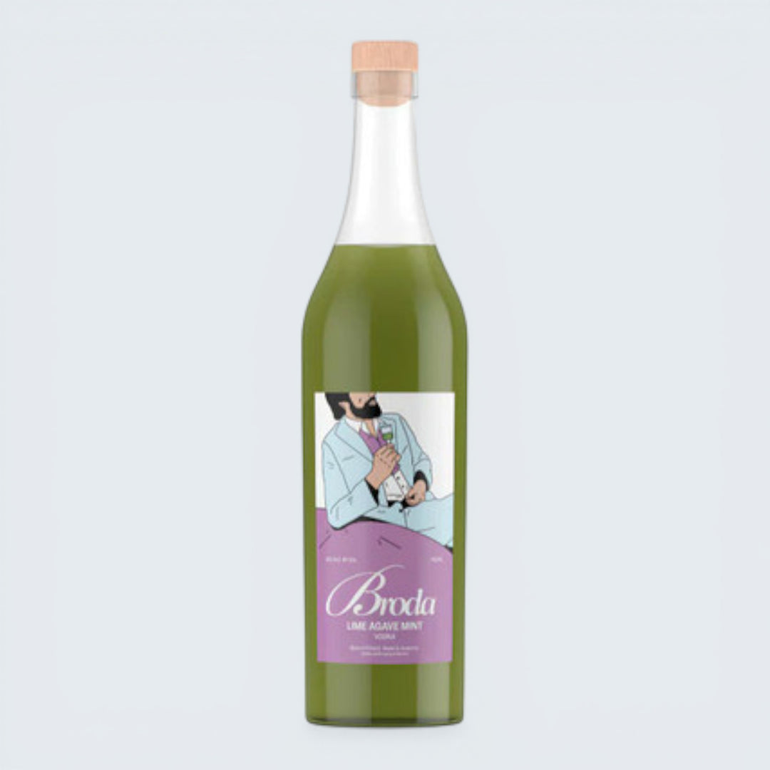 Broda Lime Agave Mint Vodka (750ml)