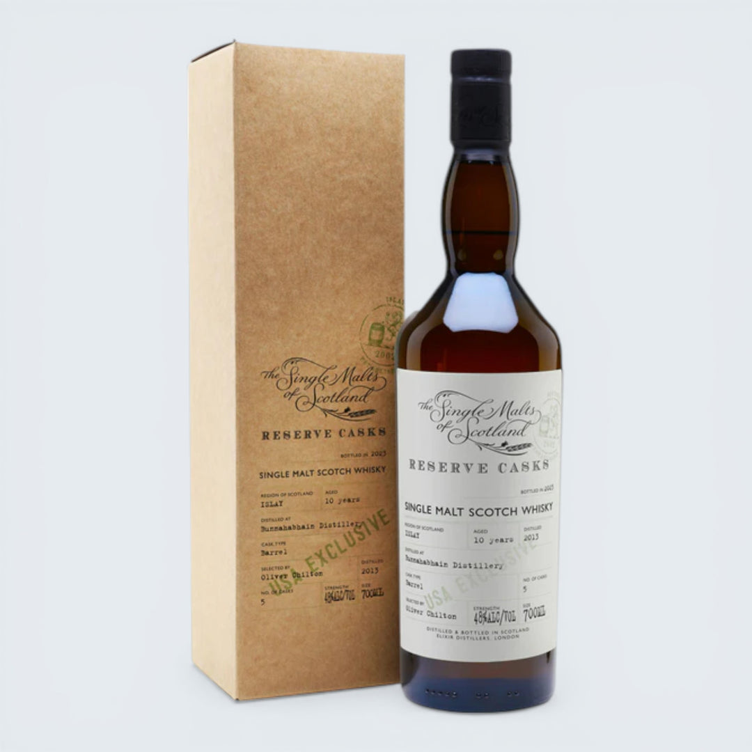 The Single Malts of Scotland Bunnahabhain 10 Year Reserve Cask Scotch Whisky (700ml)