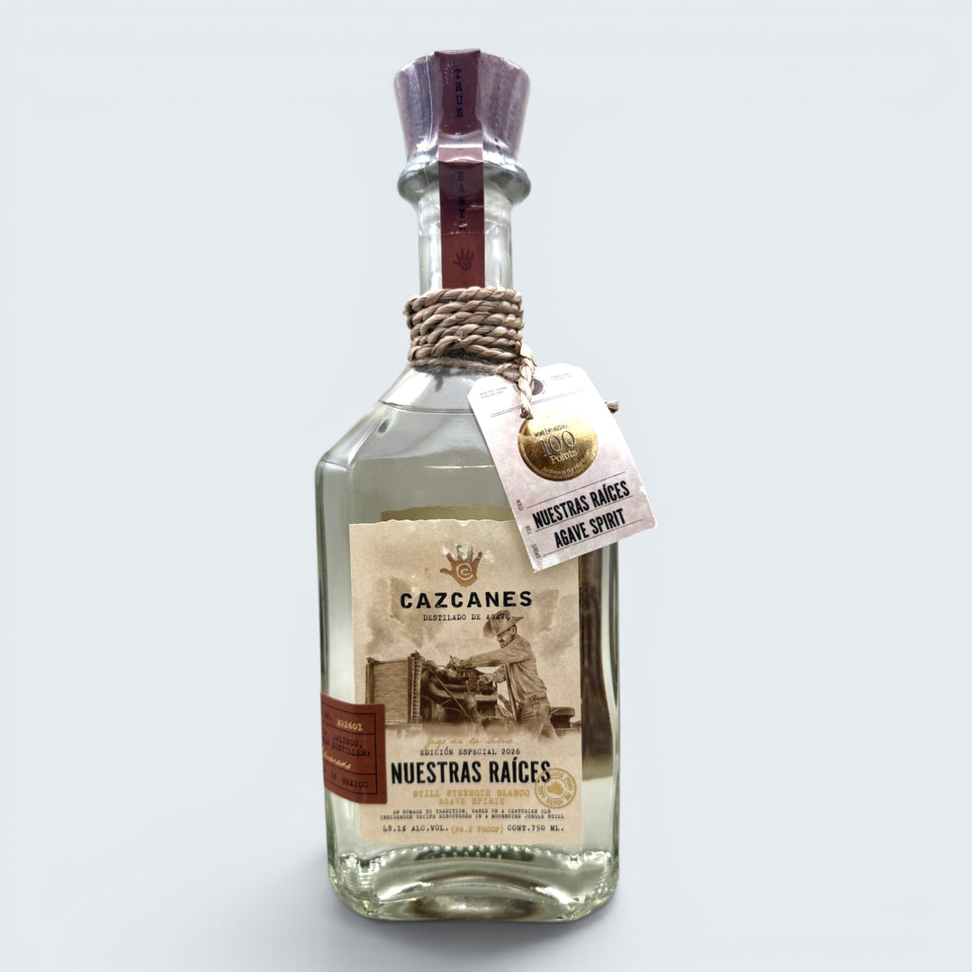 Cazcanes Destilado de Agave Nuestras Raices Still Strength Blanco (750ml)