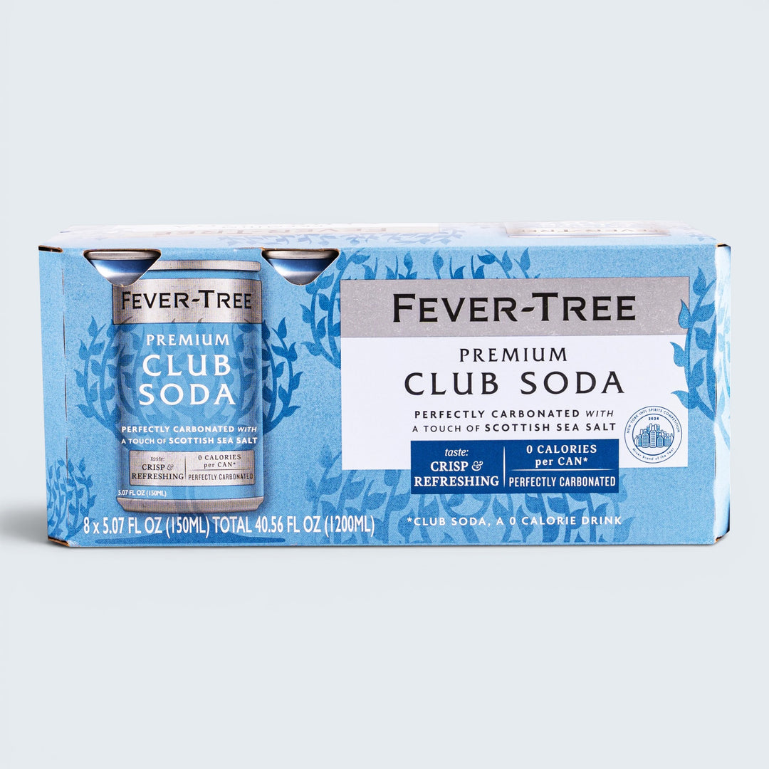 Fever Tree Club Soda (150ml) 8Pk Cans