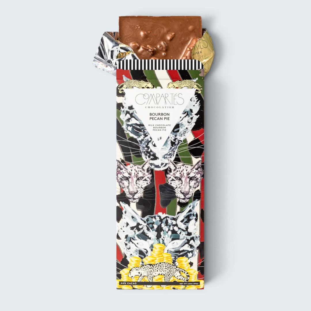 Compartes Holiday Bourbon Pecan Chocolate Bar