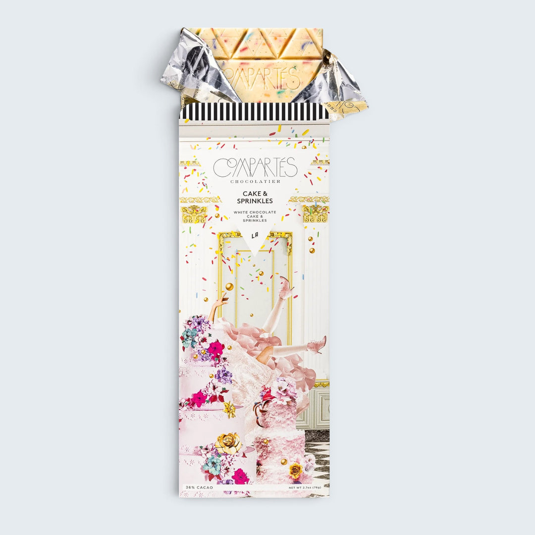 Compartes Cake & Sprinkles Chocolate Bar