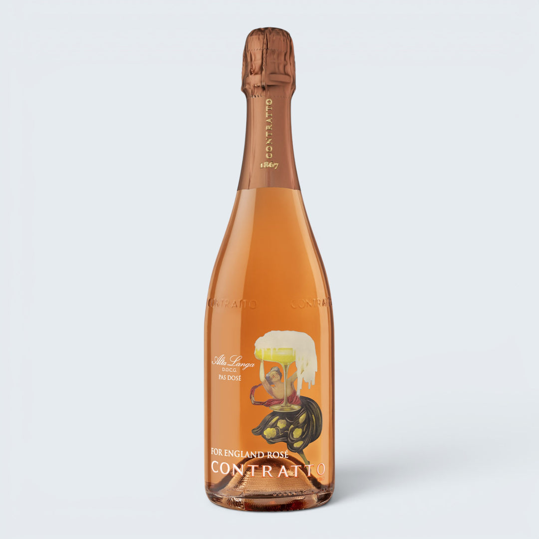 Contratto For England Pas Dose Millesimato Alta Langa Rose 2017 (750ml)