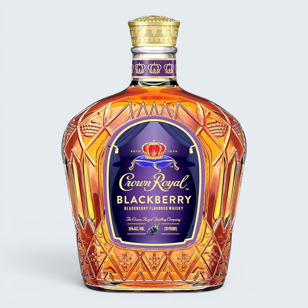 Crown Royal Blackberry Flavored Canadian Whisky (1L)
