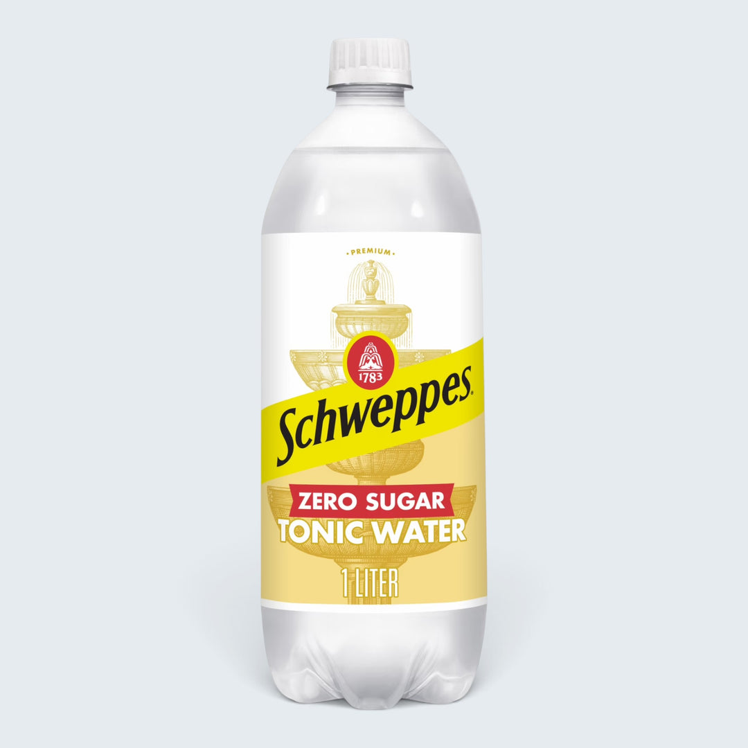Schweppes Zero Sugar Tonic (1L) Bottle Plastic