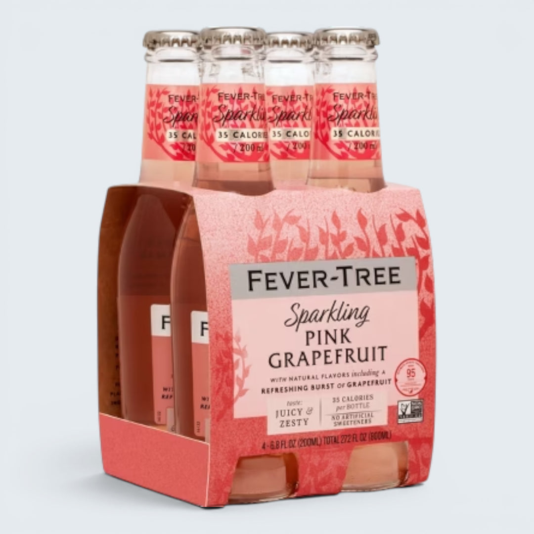 Fever Tree Sparkling Pink Grapefruit 4Pk (200ml) Bottles