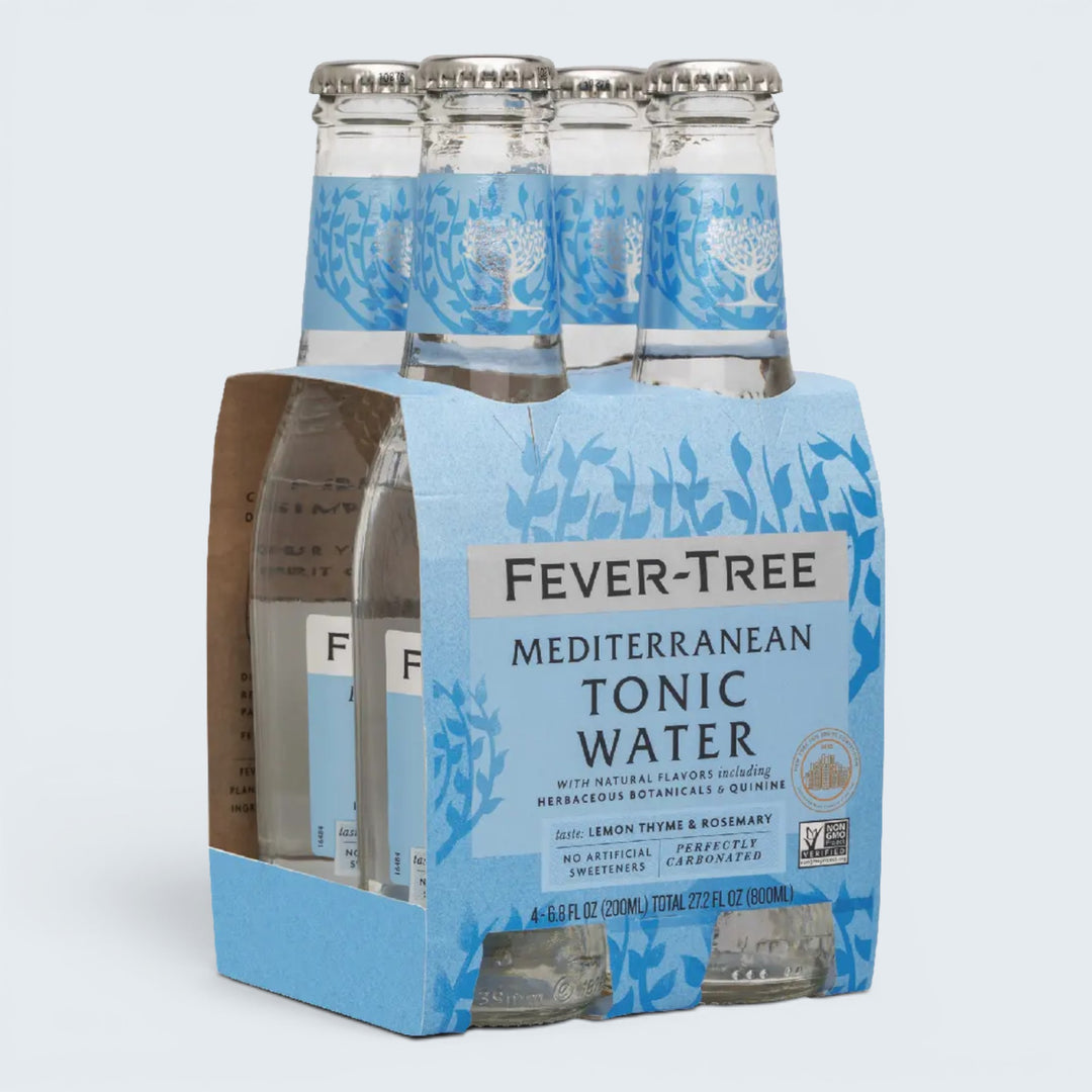 Fever Tree Mediterranean Tonic (200ml) 4Pk Bottles