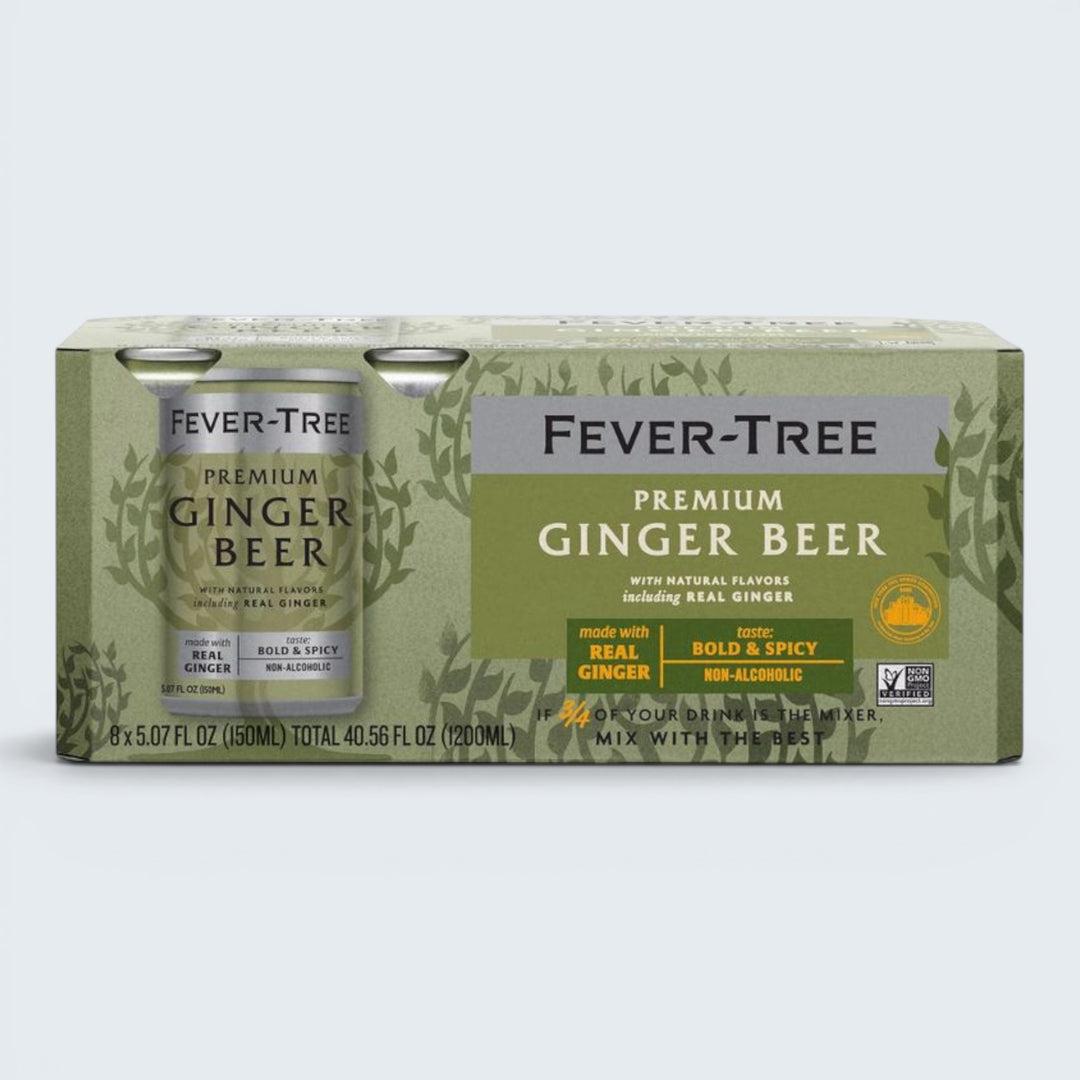 Fever Tree Ginger Beer (150ml) 8Pk Cans