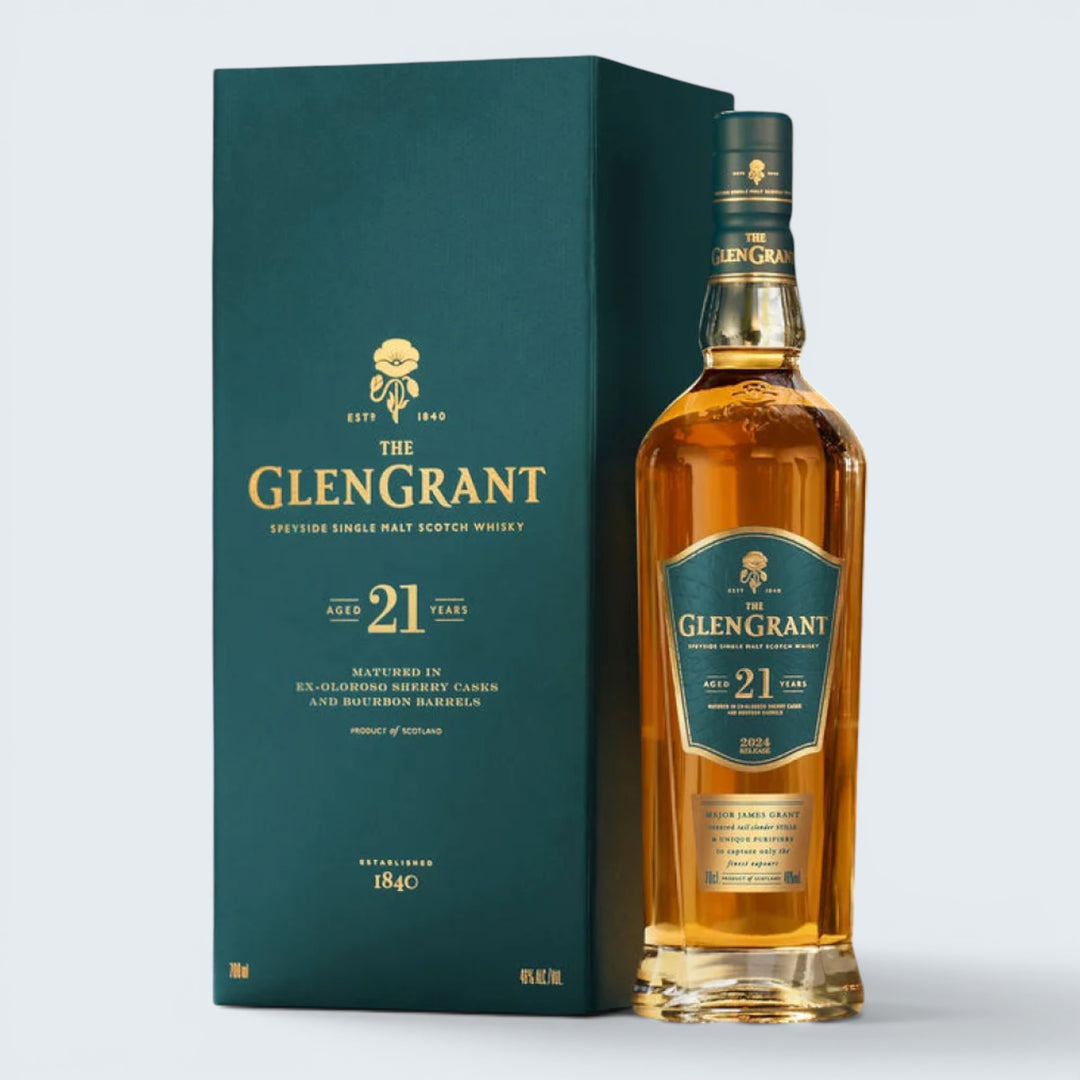 The Glen Grant 21 Year Single Malt Scotch Whisky (750ml)