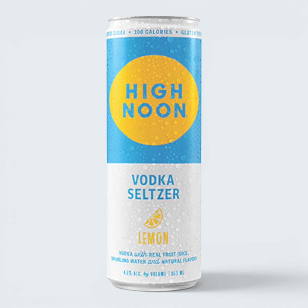 High Noon Lemon Vodka Seltzer (12oz) 4pk