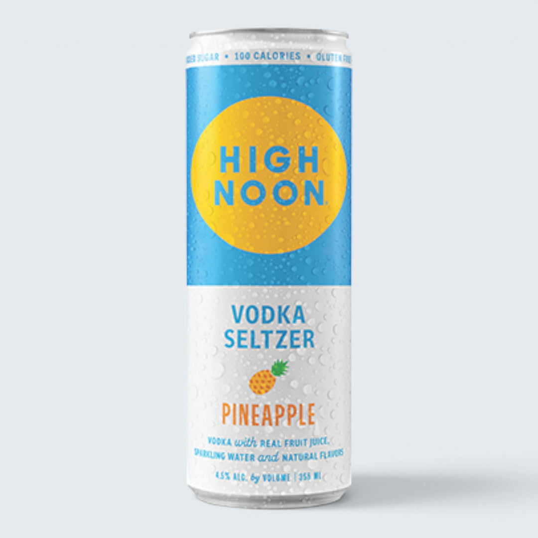 High Noon Pineapple Vodka Seltzer (12oz) 4Pk Cans