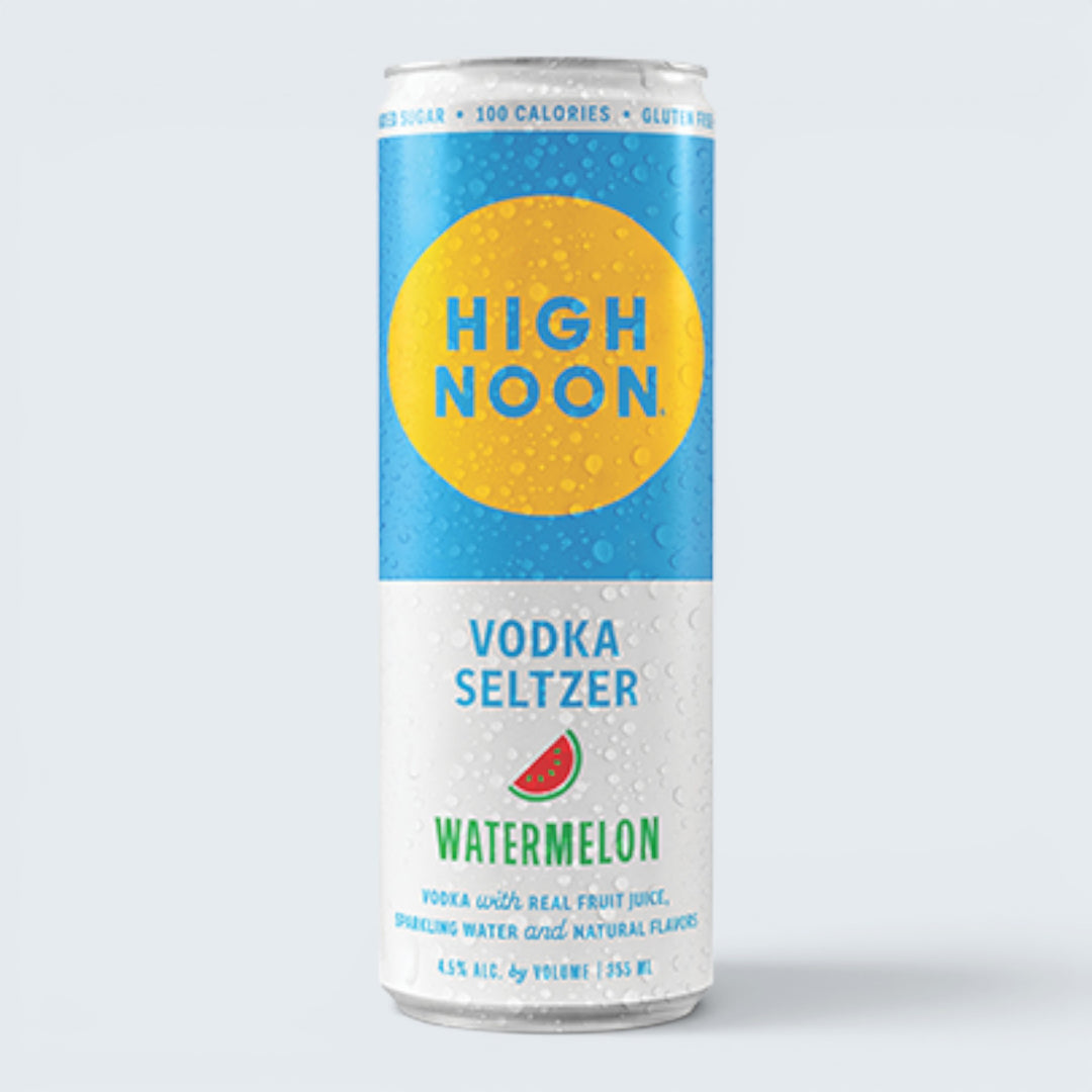 High Noon Watermelon Vodka Seltzer (12oz) 4pk Cans