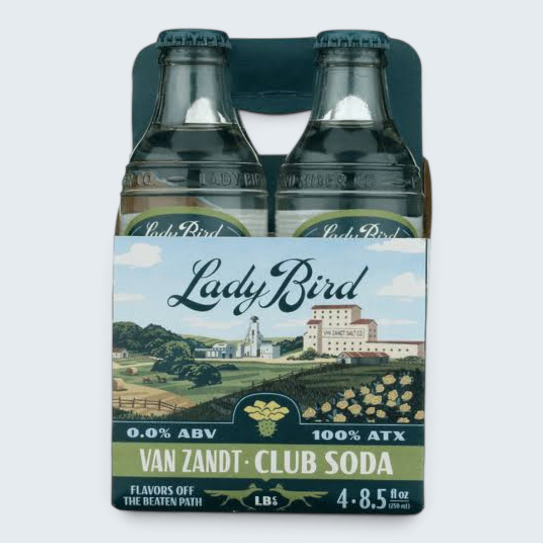 Lady Bird Club Soda (250 ml) 4Pk Bottles
