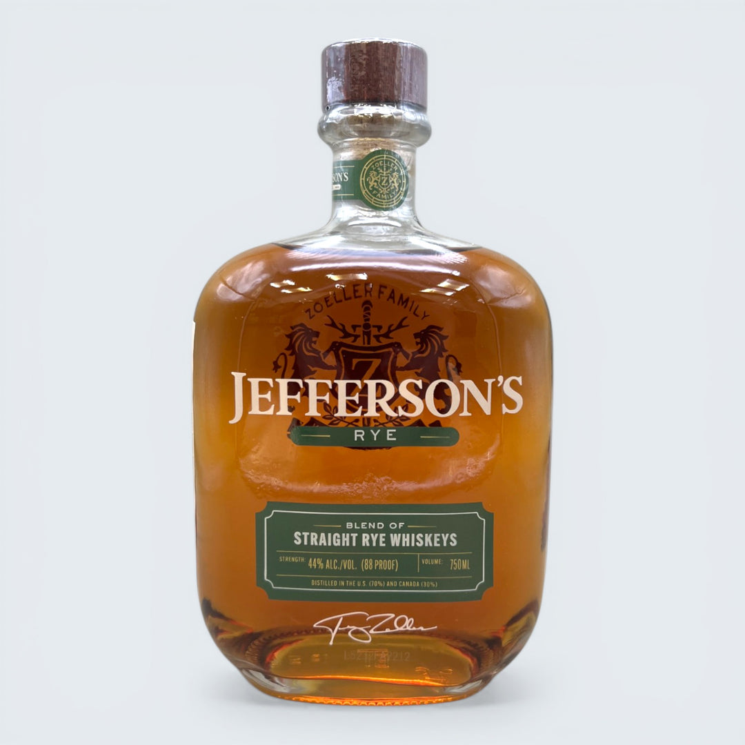Jeffersons Straight Rye (750ml)