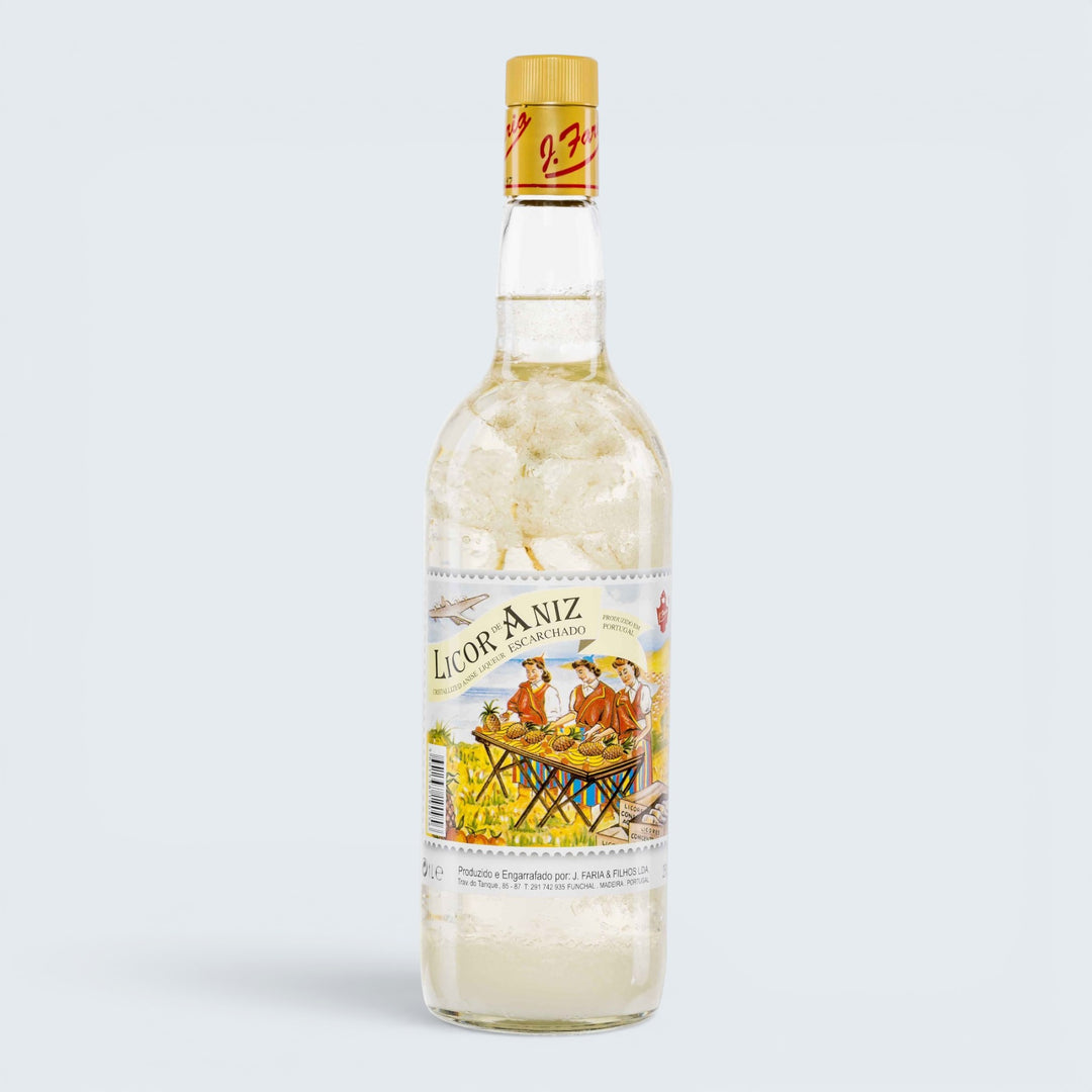 J Faria & Filhos Licor Aniz Escarchado Anise Liqueur (1L)