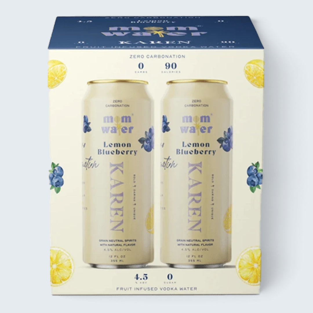 Mom Water Karen Blueberry (12oz) 4Pk Cans
