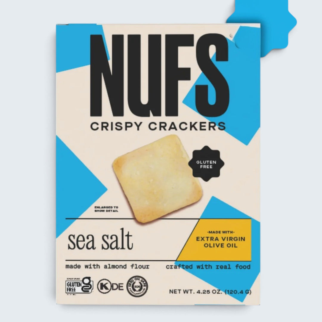 Nufs Sea Salt Gluten Free & Seed Oil Free Crackers (4.25oz)