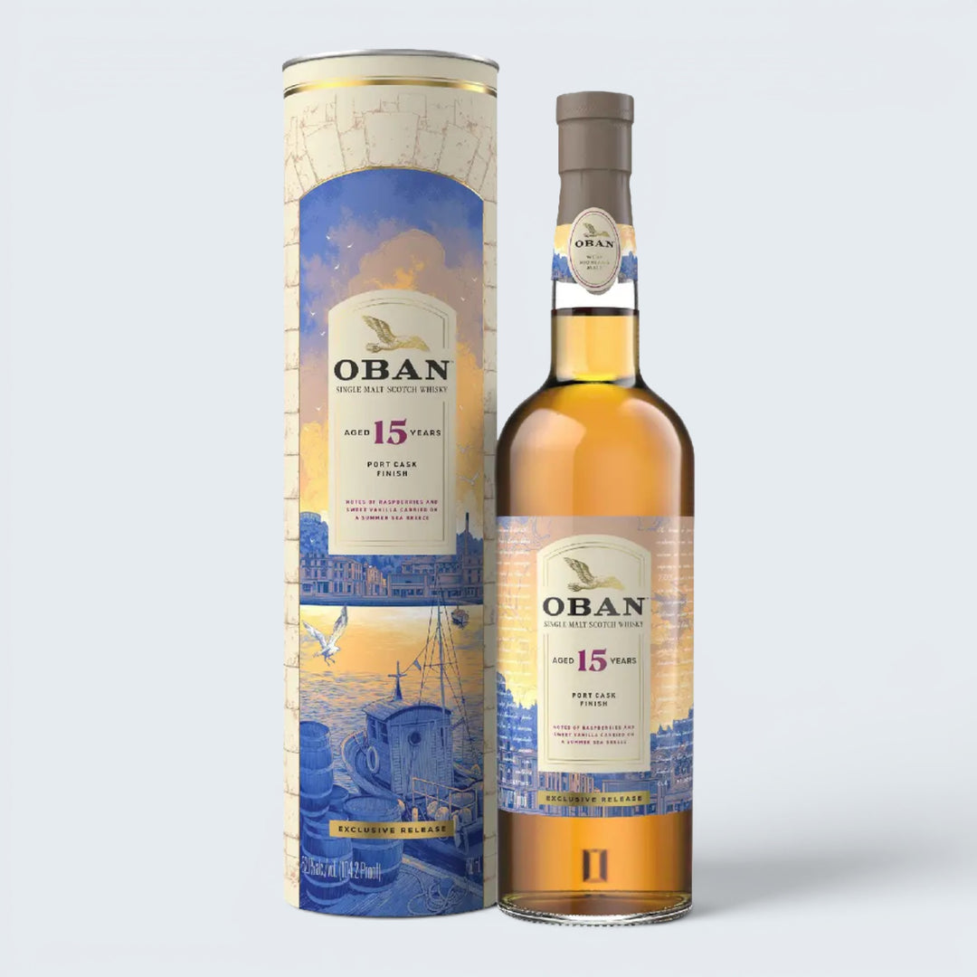 Oban 15 Year Port Cask Finish Single Malt Scotch Whisky (750ml)