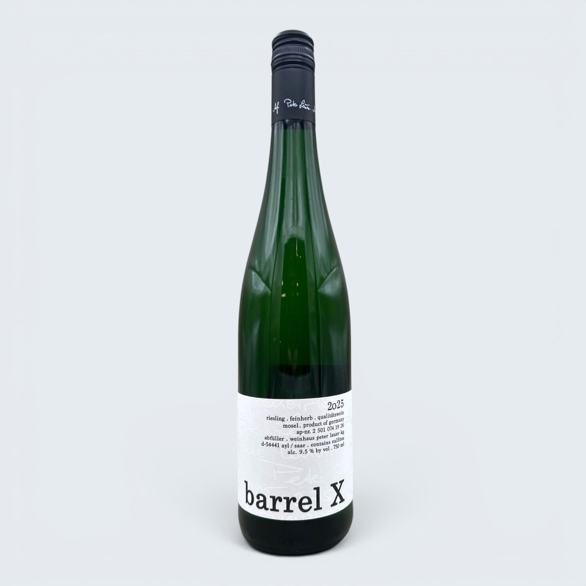 Peter Lauer Riesling Barrel X Saar 2025 (750ml) – Pogos Wine & Spirits