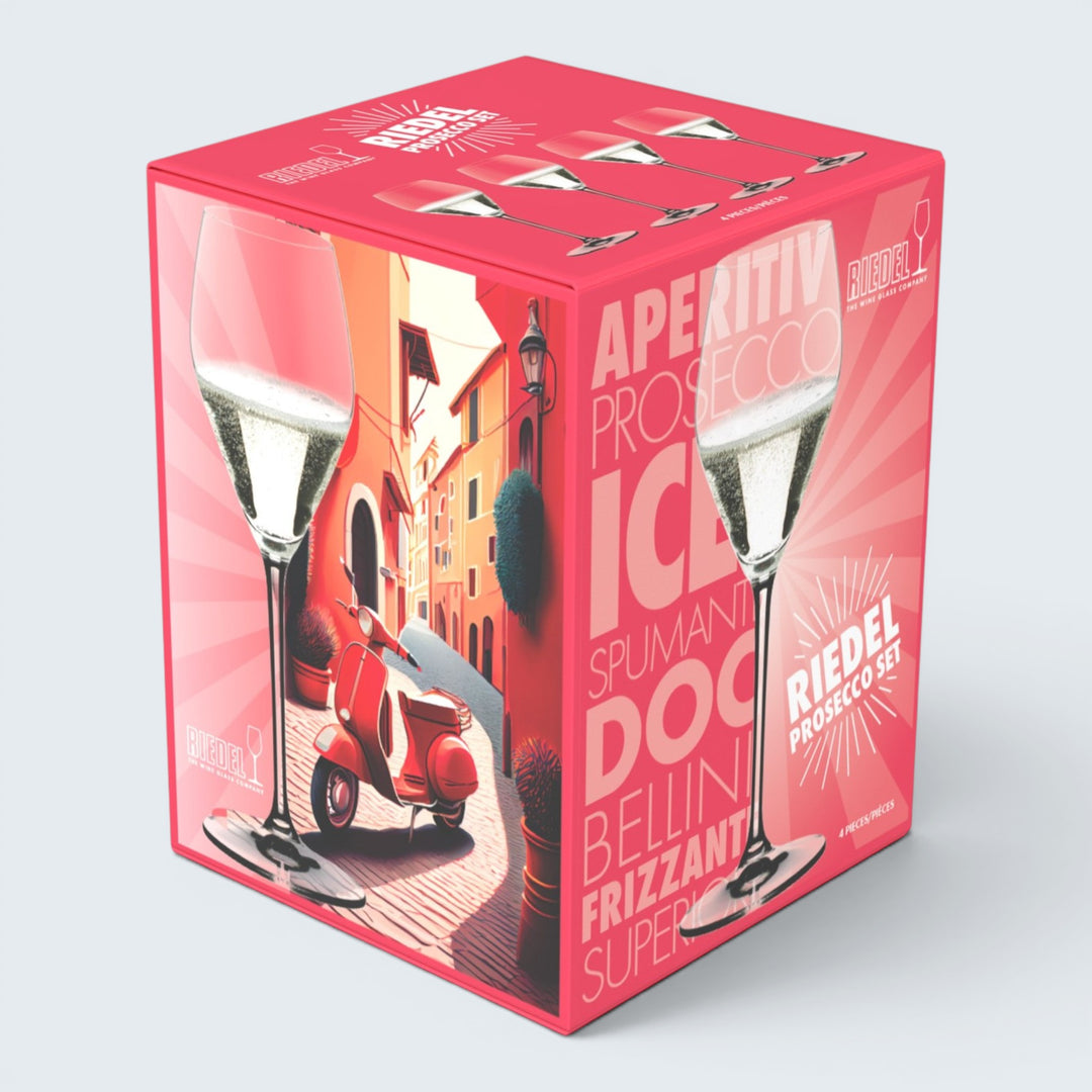 Riedel Prosecco Set 4pk Glasses
