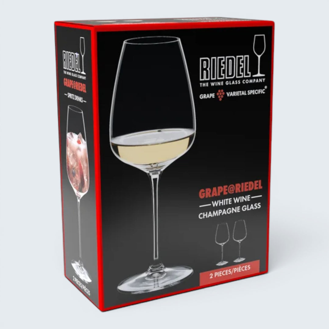 Riedel Grape@Riedel White Wine/Rose/Champagne 2pk Glasses