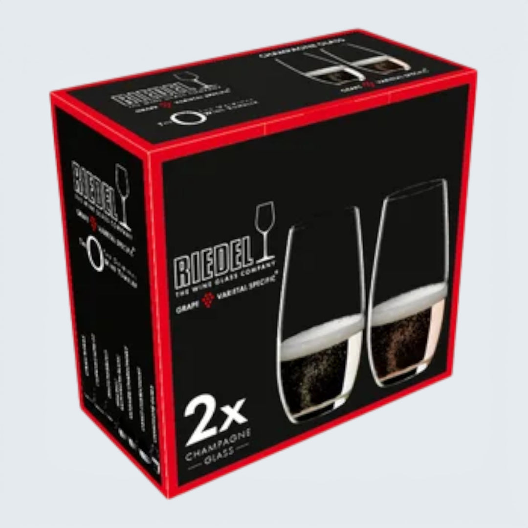 Riedel The O Champagne 2pk Stemless Glasses