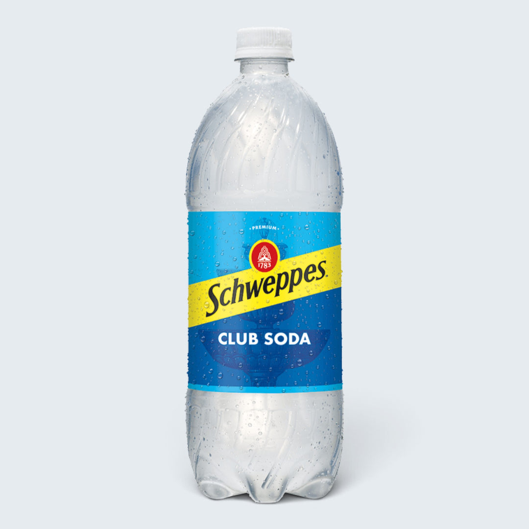 Schweppes Club Soda (1L) Plastic Bottle