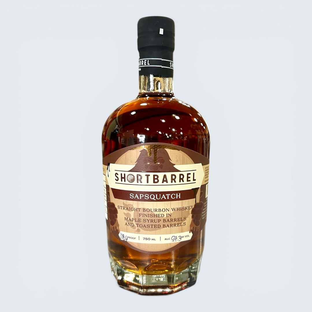 Short Barrel Sapsquatch Maple and Toasted Barrel Finished Bourbon (750ml)