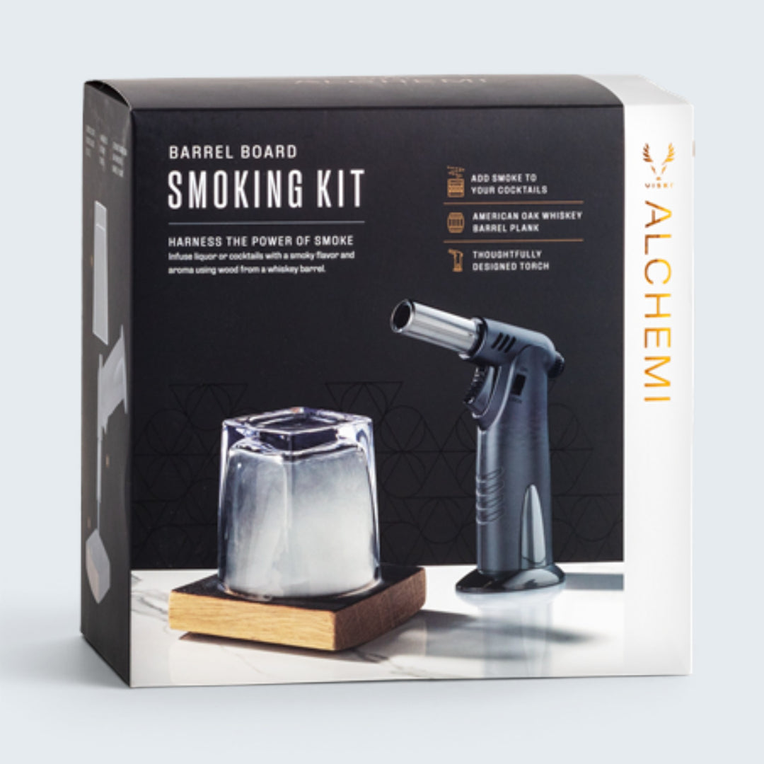 Viski Alchemi Barrel Board Smoking Set