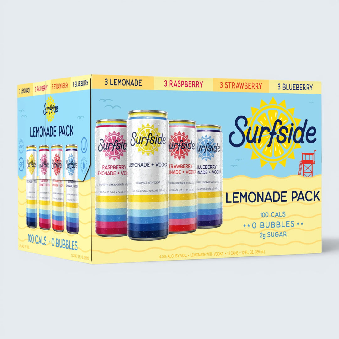 Surfside Lemonade Vodka Variety (12 oz) 12Pk Cans