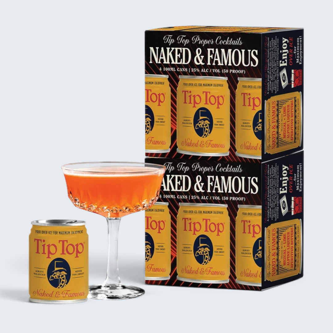 Tip Top Naked & Famous (100ml) 4pk Cans