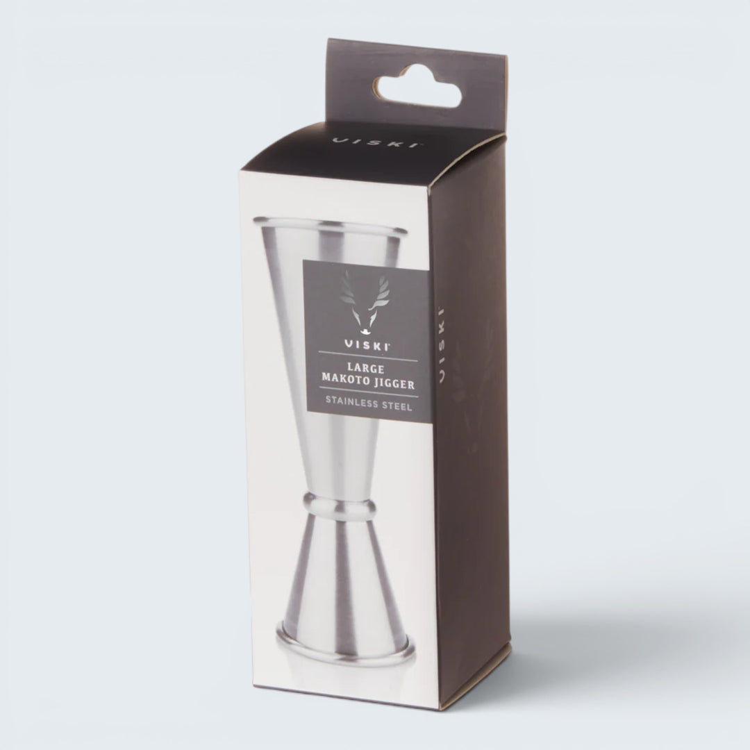 Viski Large Makoto Jigger Stainless Steel