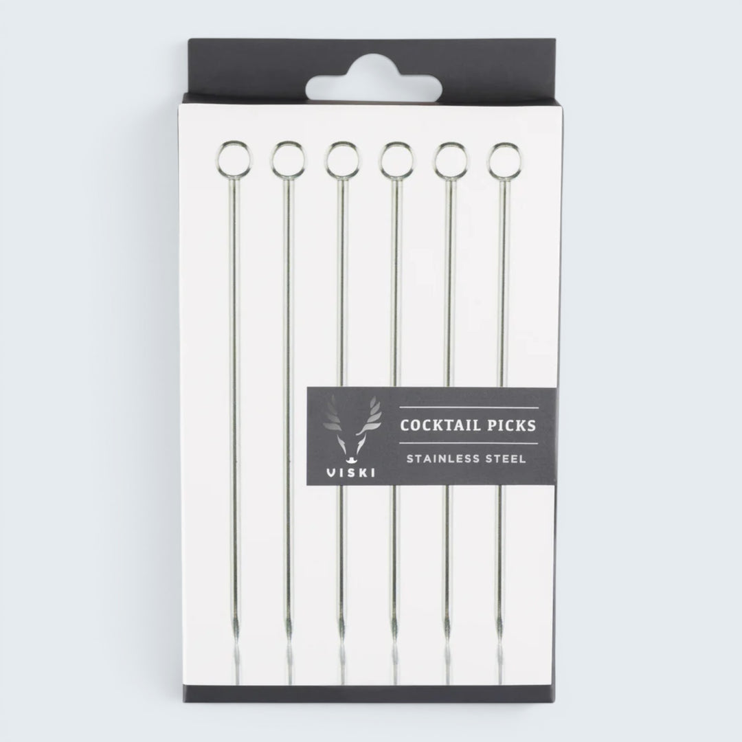 Viski Stainless Steel Cocktail Picks